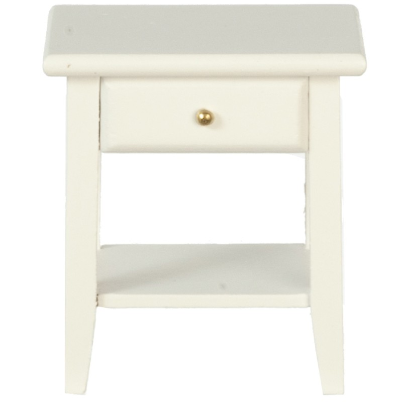 Dollhouse Toilet Table 1:12 Scale Wooden Miniature Dressing Table With